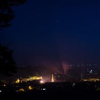 22.1. večerní pohled na kostel