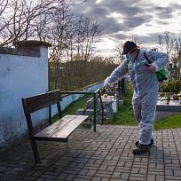 2020 - Dezinfekce veřejných prostor v Kolovči