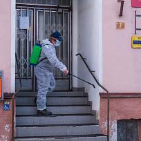 2020 - Dezinfekce veřejných prostor v Kolovči