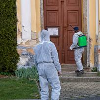 2020 - Dezinfekce veřejných prostor v Kolovči