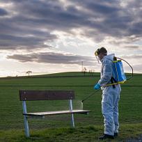 2020 - Dezinfekce veřejných prostor v Kolovči