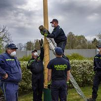 2021 - Stavění májky