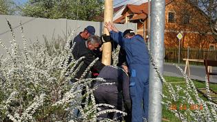 2015 - Stavění májky