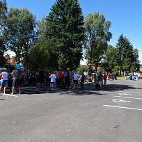 Sraz historických vozidel v Kolovči