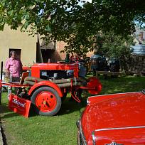 Výstava historických vozidel u pana Gabriela