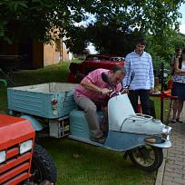 Výstava historických vozidel u pana Gabriela