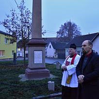 2016 - Svěcení smírčího kříže a rozsvícení vánočního stromu 