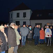 2016 - Svěcení smírčího kříže a rozsvícení vánočního stromu 