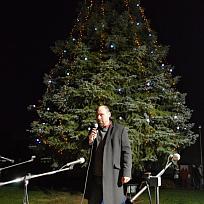 2016 - Svěcení smírčího kříže a rozsvícení vánočního stromu 