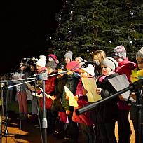 2016 - Svěcení smírčího kříže a rozsvícení vánočního stromu 