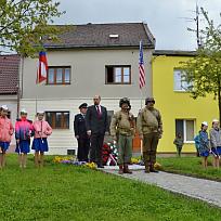 2017 - Pietní akt - Uctění památky příslušníků armády USA