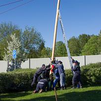2018 - Stavění májky