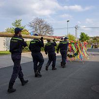 2019 - Stavění májky 